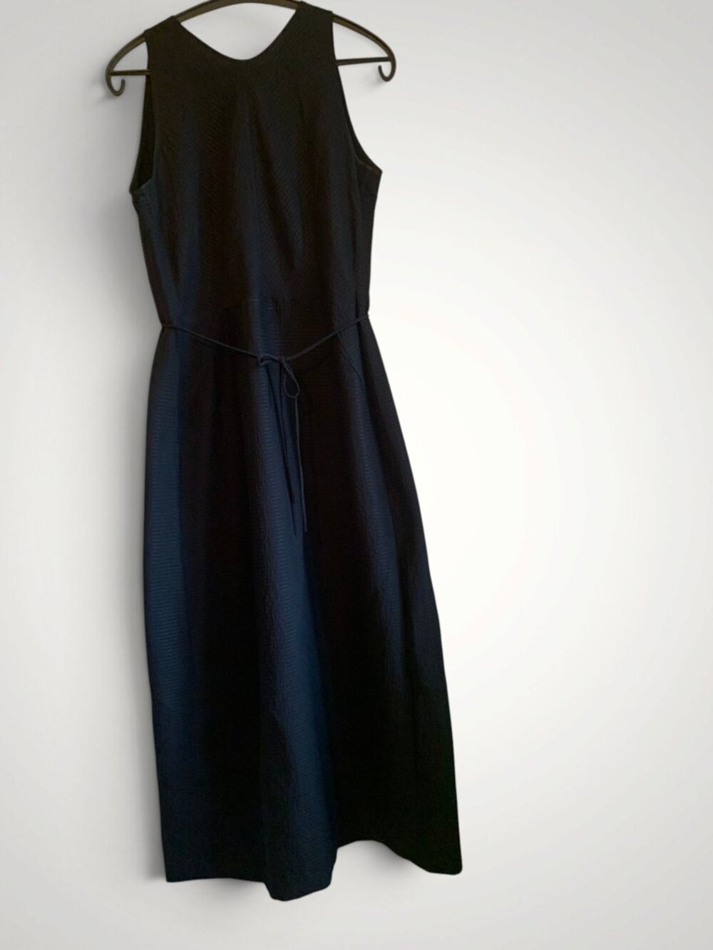 Uniqlo black textural dress, Size S